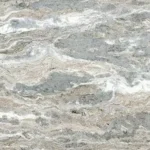 Fantasy Brown marble slab with elegant veining from India