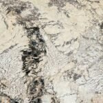 Alabaster White Granite Slab with Grey Veins