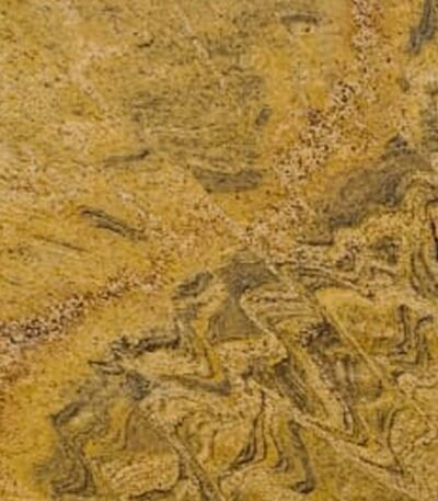 Golden Oak Granite Slab with Earthy Texture