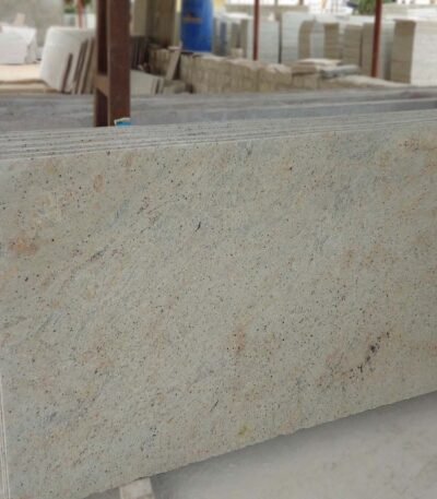 Ivory Fantasy Granite kitchen countertop with smooth finish