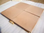 Indian pink sandstone cobbles and steps