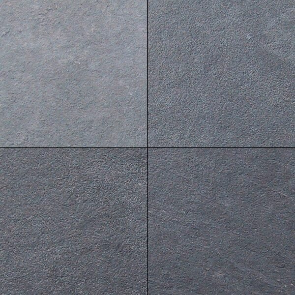 Kadappa Black limestone slabs in matte finish for exterior use
