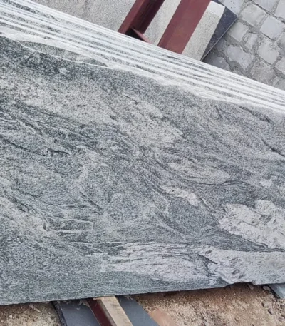 Polished Kuppam White Granite Slab
