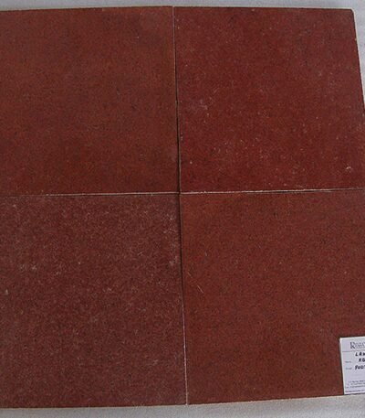 Lakha Red Granite Slab with Bold Red and Black Speckles
