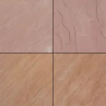 Modak Sandstone tiles in warm pink and golden shades