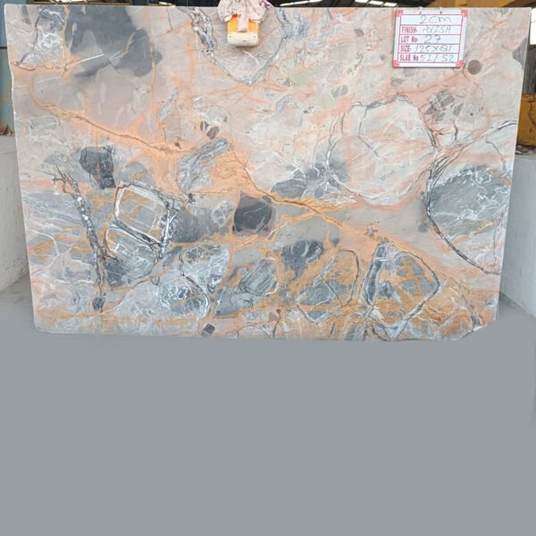 Mango Granite Slab with Bold Veining