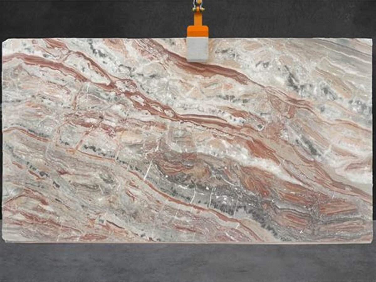 Elegant Sunset Canyon Granite Flooring Design