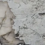 Marvellous White Marble slab with light veining