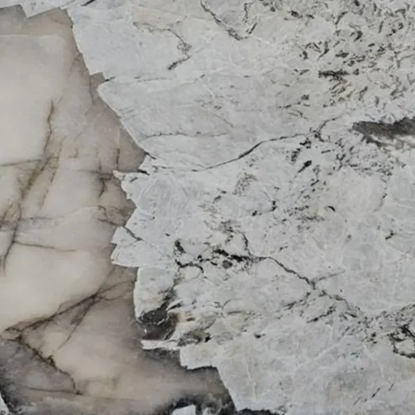 Marvellous White Marble slab with light veining