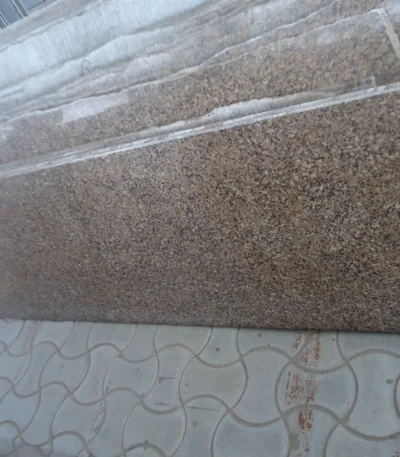 Merry Gold Granite Slab with Golden and Brown Grains