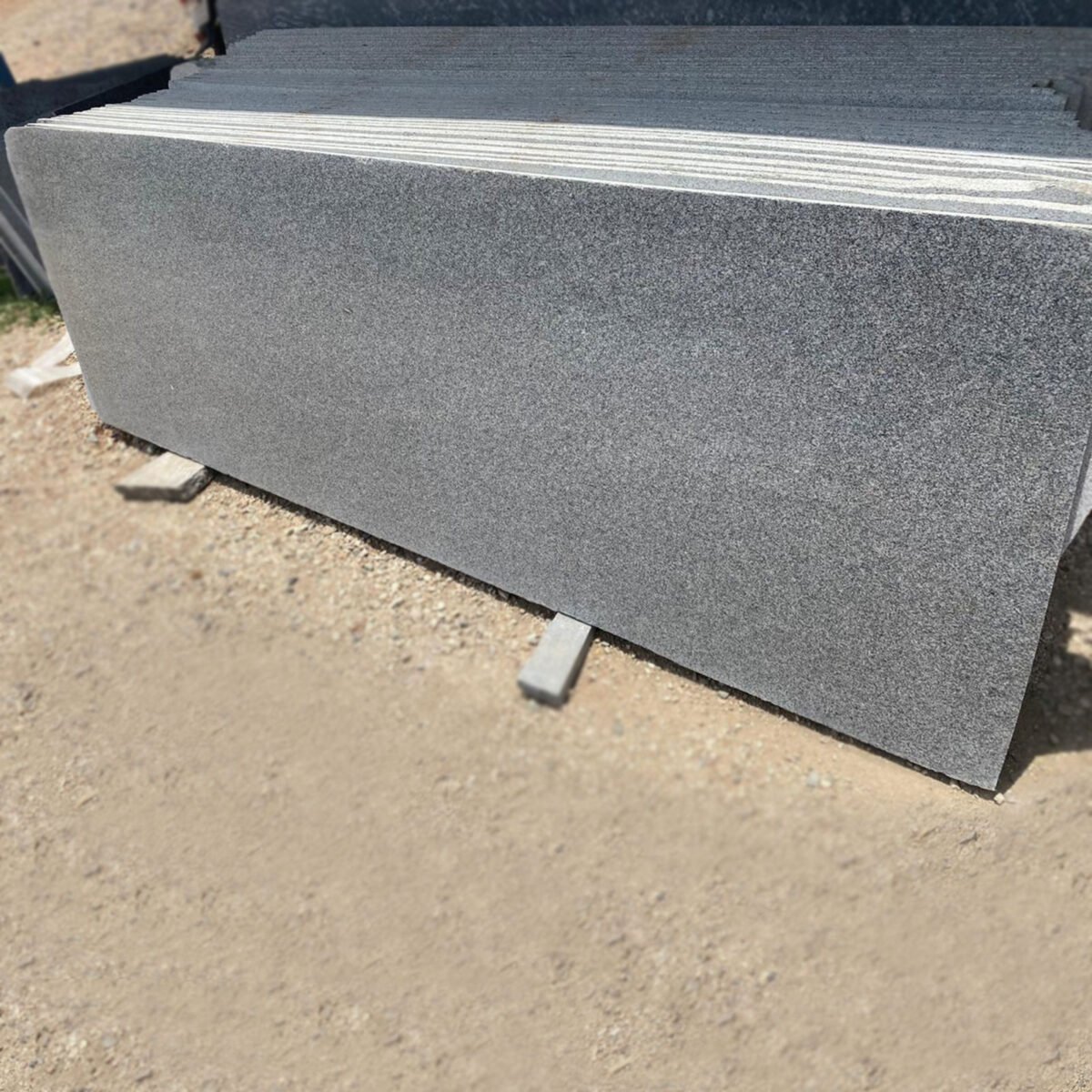 Narlai Grey Granite Slab with Fine Grain