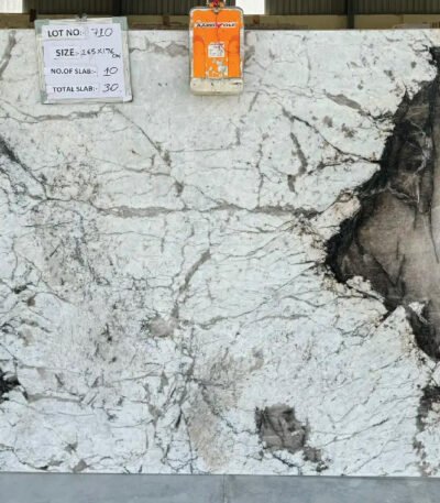 Patagonia Extra Quartzite Slab with Crystalline Patterns
