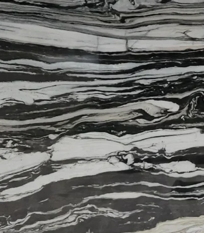 Phantom White Marble slab with soft grey veining