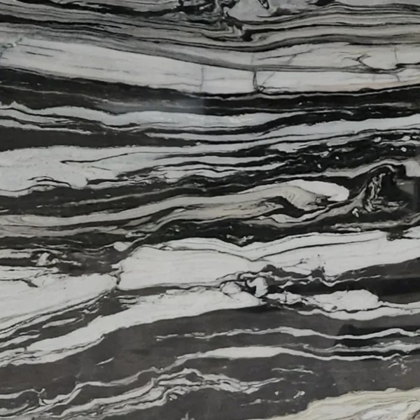 Phantom White Marble slab with soft grey veining