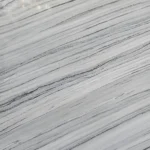 Raymond White Marble slab with fine veining