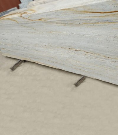 River Gold Granite Slab with Natural Veins