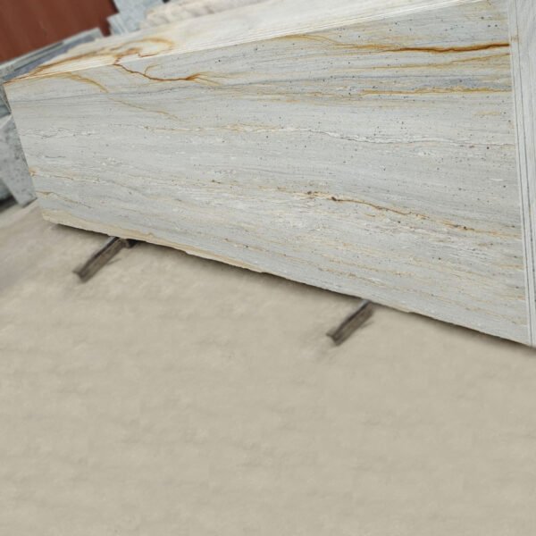 River Gold Granite Slab with Natural Veins