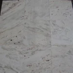River White Granite Slab with Burgundy Flecks