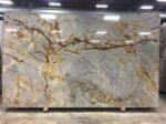 Backlit Roma Blue Quartzite Wall Panel Design