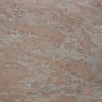 Polished Rose Wood Granite Slab with Natural Streaks