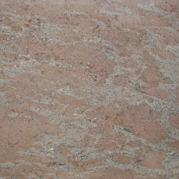 Polished Rose Wood Granite Slab with Natural Streaks