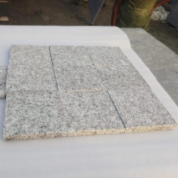 S White Granite Slab Close-Up View