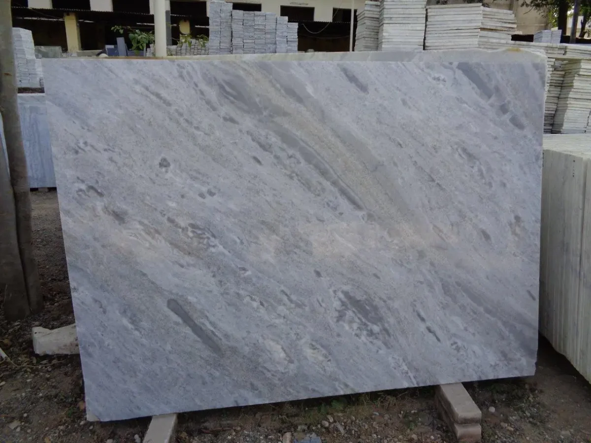 Indian Sky White Blue Marble for interiors and counters