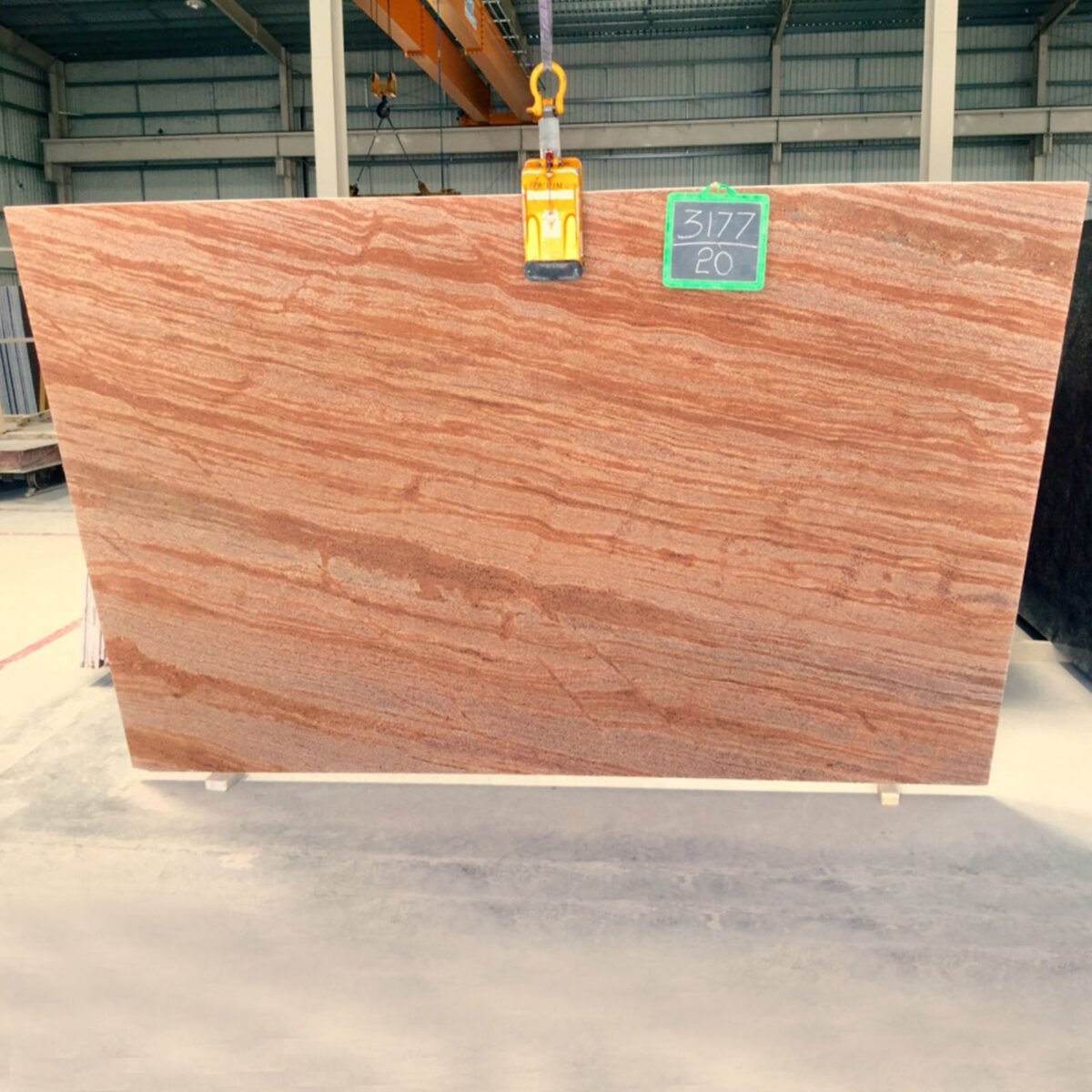 Strawberry Pink Granite Slab from India
