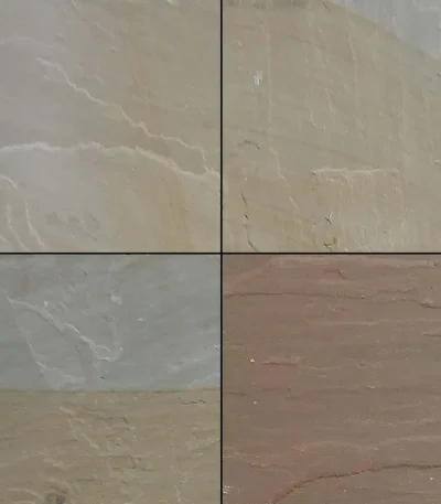 Toskana Sandstone tiles and pavers with creamy beige texture