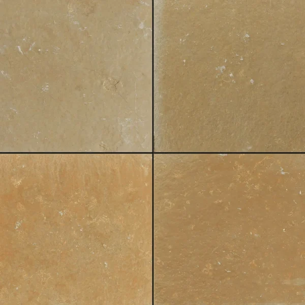 Tandur Brown limestone tiles with rustic texture