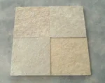 Golden Indian limestone slabs for outdoor flooring