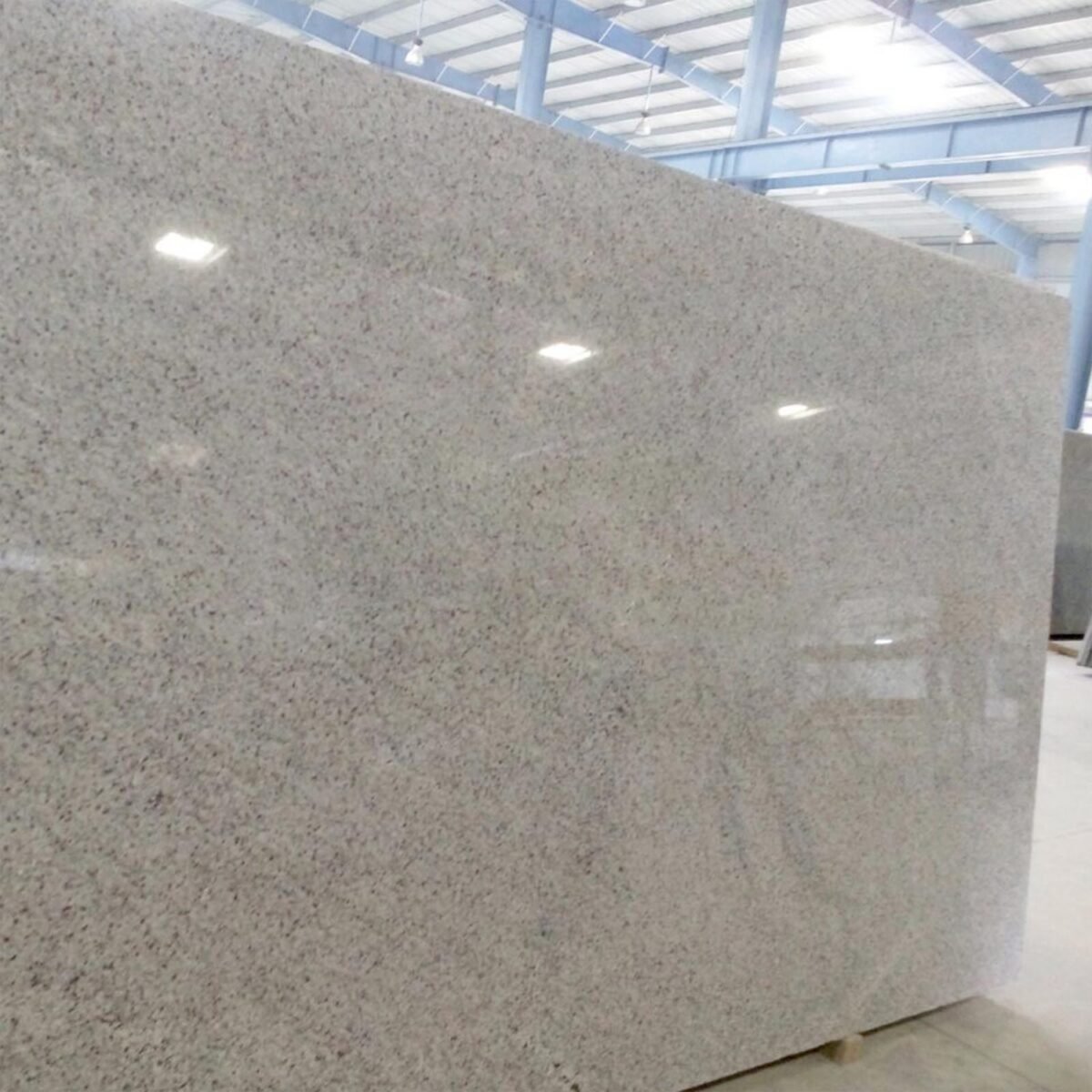 Polished Titanium White Granite Kitchen Counter