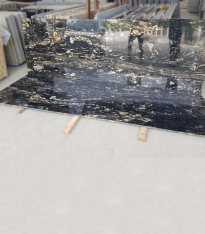 Titanium Gold Granite Kitchen Countertop