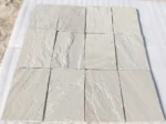 Gwalior Mint Sandstone tiles and cobbles for landscape use