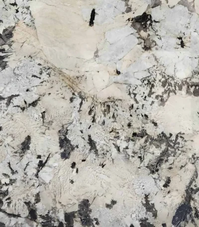 White Forest Marble slab with natural grey veining