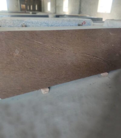 Wine Red Granite Slab with Polished Finish