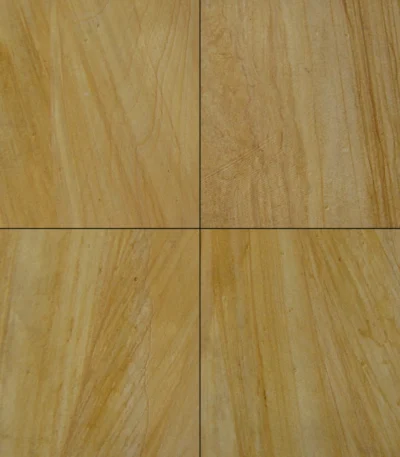 Yellow Teakwood Sandstone with wood-like texture for indoor use