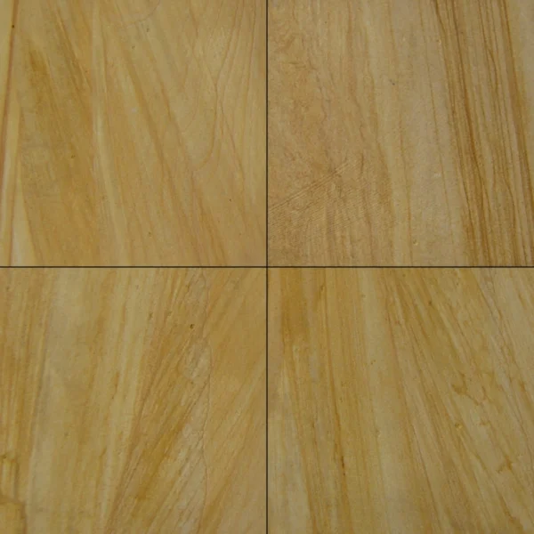 Yellow Teakwood Sandstone with wood-like texture for indoor use