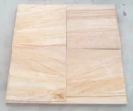 Teakwood Sandstone slabs for wall cladding and flooring
