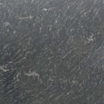 Zebra Black Granite Slab with Bold Veins