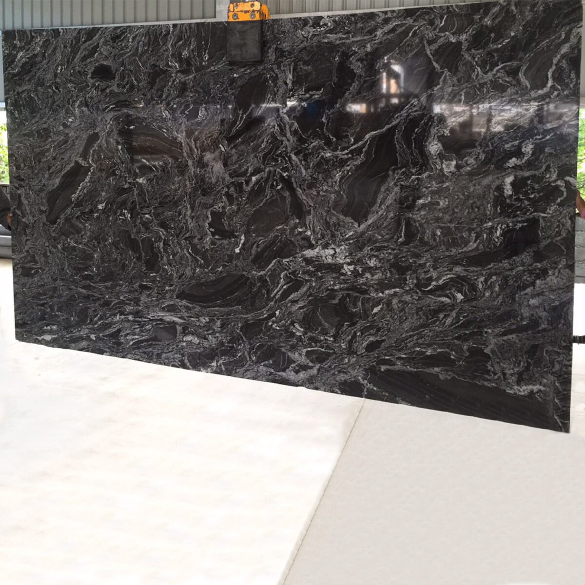 Polished Black Forest Granite Slab