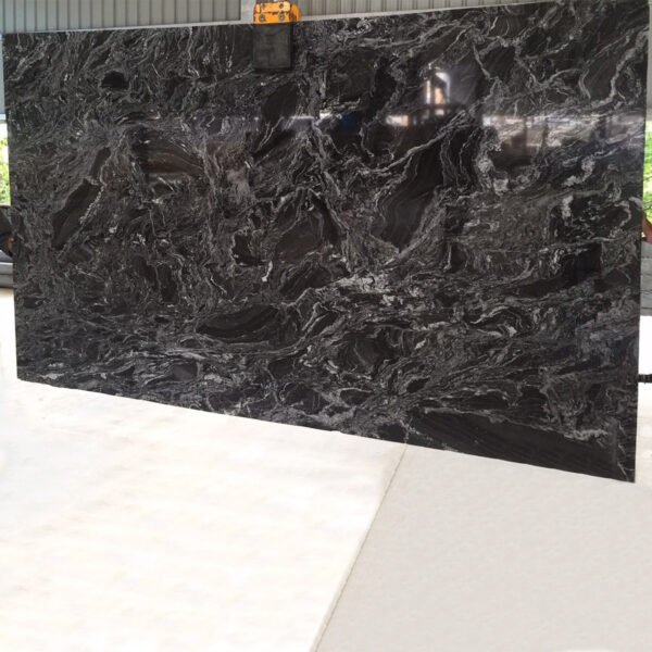 Polished Black Forest Granite Slab