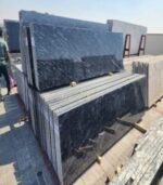 Black Marquina Granite Slab with White Veins