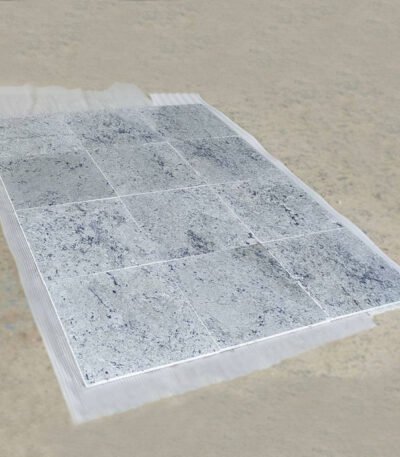 Colonial White Granite Slab with Grey and Black Specks