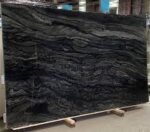 Indian Wave Pattern Black Granite for Flooring