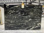 Black and Gold Veined Granite from India