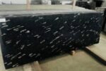 Polished Fish Black Granite Countertop