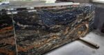 Exotic Magma Gold Granite Kitchen Island