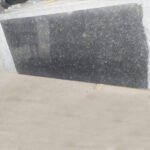 Steel Grey Granite Slab with Uniform Texture